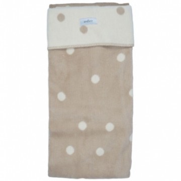 WOMAR Cotton blanket 75x100 S Light beige spots with ecru, 3-Z-KB-015