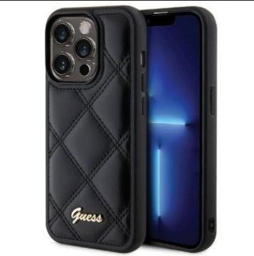Guess  
       Apple  
       iPhone 15 Pro Max HC PU QUILTED METAL LOGO 
     Black