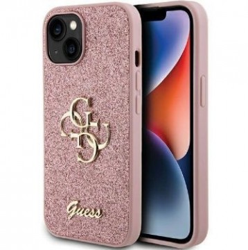 Guess  
       Apple  
       iPhone 15 HC FIXED GLITTER BIG 4G 
     Pink