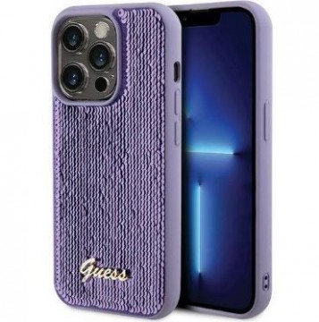 Guess  
       Apple  
       iPhone 15 Pro Max HC SEQUIN SCRIPT METAL 
     Purple