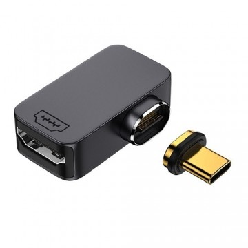 Extradigital Magnetic USB Type-C -  HDMI Adapter, 4K, 60Hz