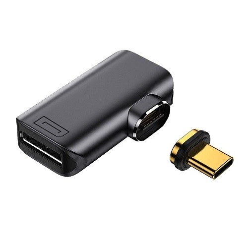 Extradigital Magnetic USB Type-C - DisplayPort Adapter, 8K, 60Hz image 1