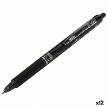 Ручка с жидкими чернилами Pilot Frixion Clicker Чёрный 0,4 mm (12 штук)