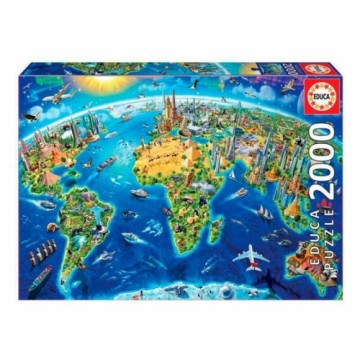 Puzle un domino komplekts Educa World Symbols 17129.0 2000 Daudzums