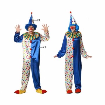 Bigbuy Carnival Маскарадные костюмы для взрослых Паяц Синий