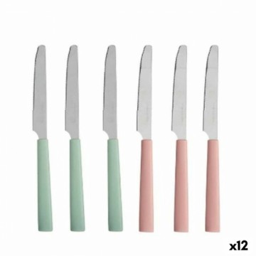 Kinvara Набор ножей Зеленый Розовый Серебристый Нержавеющая сталь Пластик (12 штук)