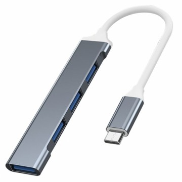 USB Centrmezgls Vakoss TC-4125X Sudrabains