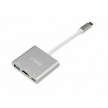 USB-разветвитель Ibox IUH3CFT1 Белый Серебристый