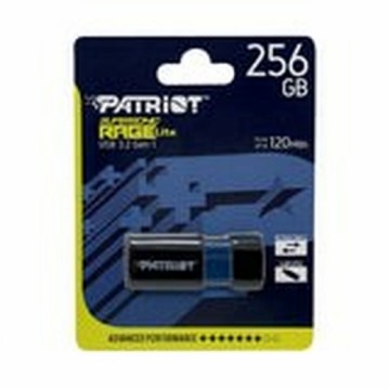 USВ-флешь память Patriot Memory Rage Lite Чёрный 256 GB