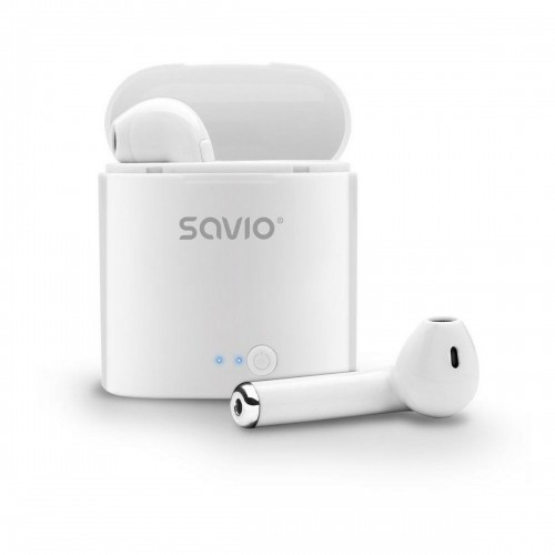 Austiņas In-ear Bluetooth Savio TWS-01 Balts image 1