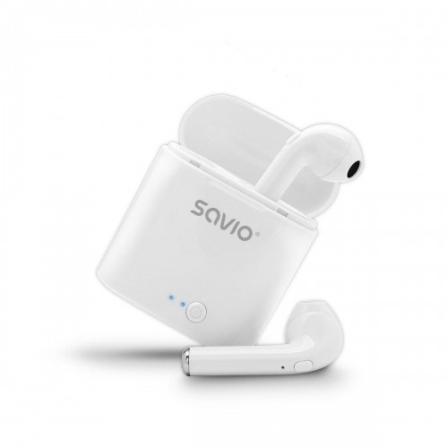 Austiņas In-ear Bluetooth Savio TWS-01 Balts image 4
