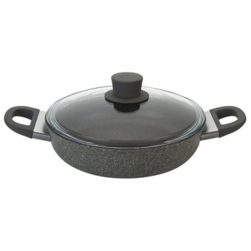 Katls ar vāku Ballarini 75002-942-0 Pelēks Alumīnijs 1 Daudzums Ø 24 cm