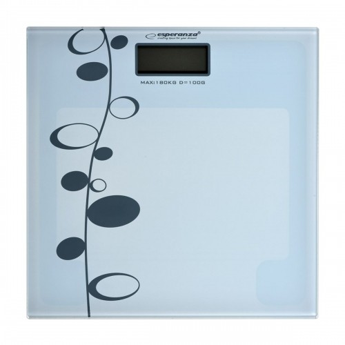 Цифровые весы для ванной Esperanza EBS005 Белый Cтекло image 3