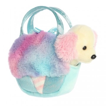 AURORA Fancy Pals Плюшевый щенок в сумке в виде сахарной ваты, 20 см