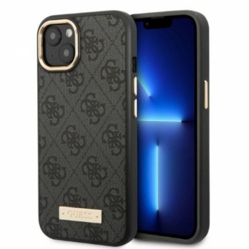 Guess PU 4G MagSafe Compatible Case for iPhone 13 Black