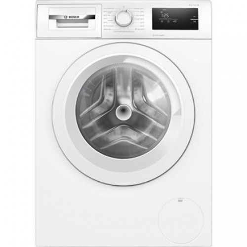 Bosch Washing Machine WAN2401LSN Energy efficiency class A, Front loading, Washing capacity 8 kg, 1200 RPM, Depth 59 cm, Width 59.8 cm, Display, LED, Steam function, White image 1
