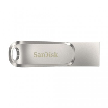 Mikro SD Atmiņas karte ar Adapteri SanDisk SDDDC4-128G-G46 128GB Atslēgu ķēde Sudrabains Tērauds 128 GB