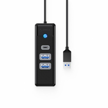 USB Centrmezgls Orico PWC2U-U3-015-BK-EP Melns
