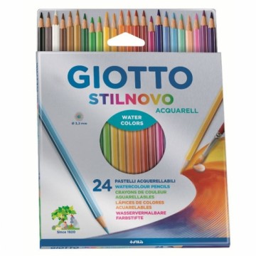 Акварельные цветные карандаши Giotto Stilnovo 24 Предметы Разноцветный