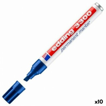 Постоянный маркер Edding 3300 Синий 10 Предметы (10 штук)