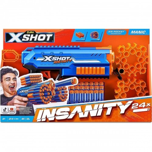 Bigbuy Fun Šautriņu ierocis X-Shot Insanity- Manic 30 x 15 x 4 cm image 2