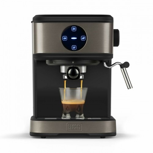 Superautomātiskais kafijas automāts Black & Decker BXCO850E Melns Sudrabains 850 W 20 bar 1,2 L 2 Чашки image 1