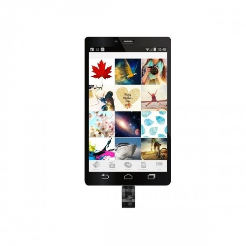 USB Zibatmiņa Silicon Power Mobile C31 Melns/Sudrabains 32 GB image 3