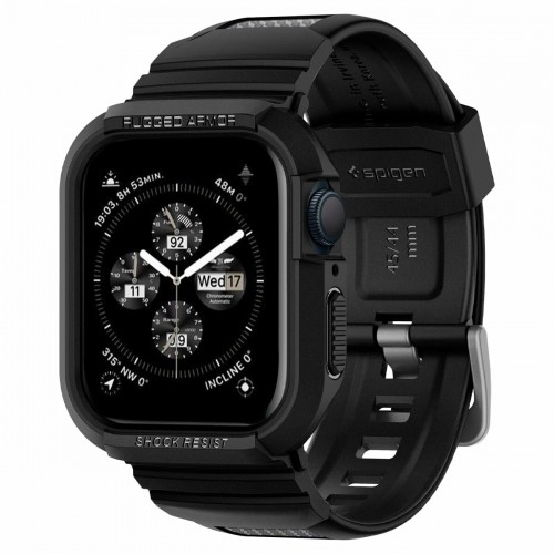 Bigbuy Tech Pulksteņa siksna Apple Watch Series 4 44 mm Melns (Atjaunots A) image 1