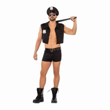 Маскарадные костюмы для взрослых My Other Me Полицейский мускулистый (4 Предметы)