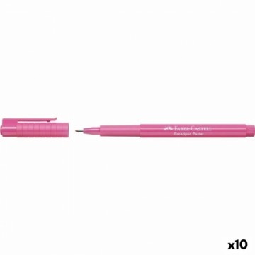 Постоянный маркер Faber-Castell Broadpen Pastel Розовый (10 штук)