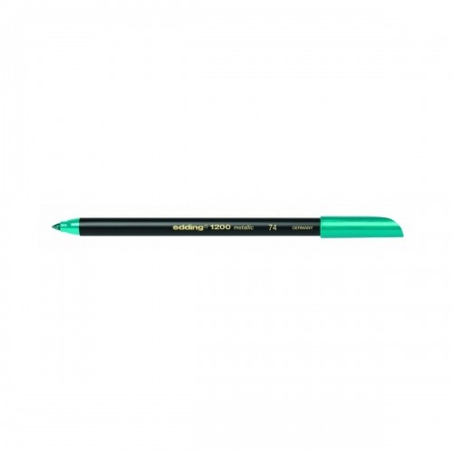 Marķiera Pildspalva Edding 1200 Metallic Zaļš (10 gb.) image 2