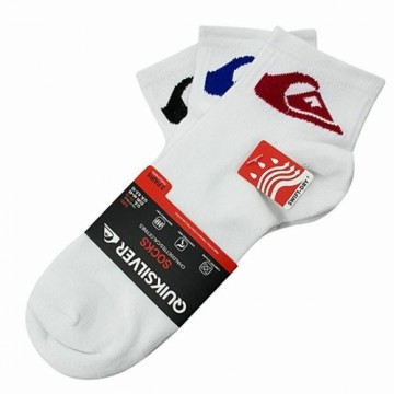 Короткие носки QuikSilver Sportswear Белый 3 пар