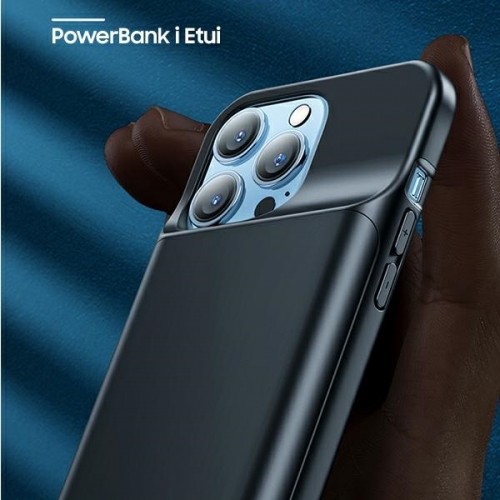 USAMS Power Case iPhone 13 Pro 6,1" 3500mAh czarny|black 3K5CD17501 (US-CD175) powerbank image 1