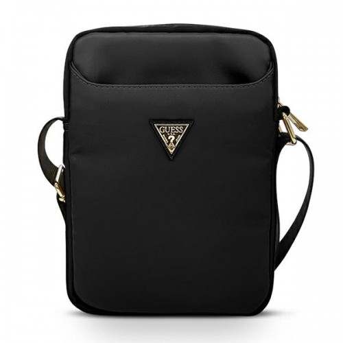 OEM Guess Bag GUTB10NTMLBK 10" black Nylon Triangle Logo image 1