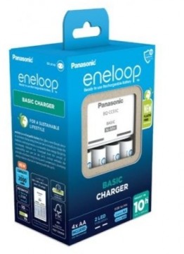 Panasonic Eneloop Smartplus Зарядное устройство для батареек  + 4x AA 2000 mAh