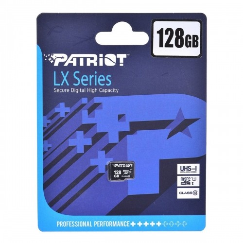 Micro SD karte Patriot Memory PSF128GMDC10 Melns 128 GB image 3