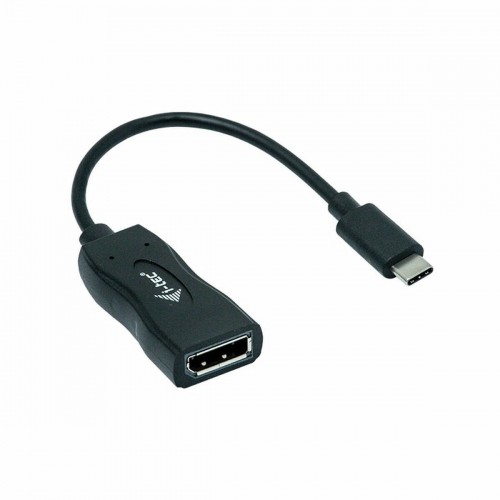 USB C uz Display Porta Adapteris i-Tec C31DP60HZP Melns image 2