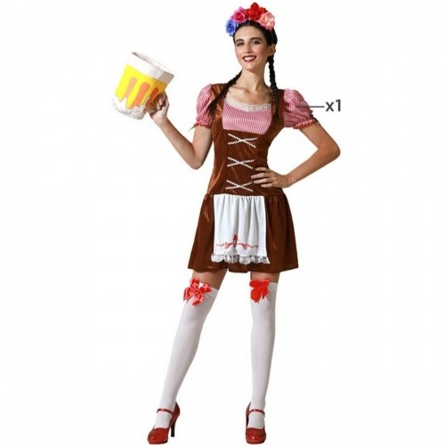 Bigbuy Carnival костюм Официантка немецкая Коричневый image 1