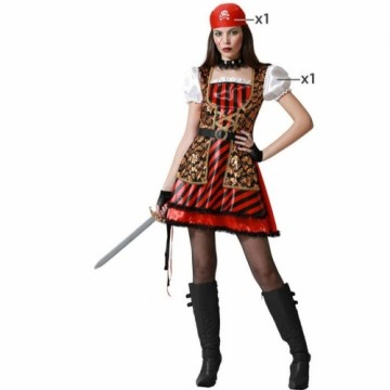 Bigbuy Carnival Маскарадные костюмы для взрослых Пират-девушка Красный