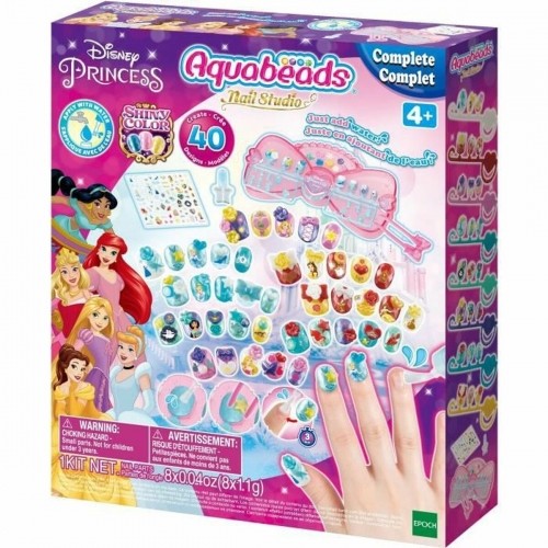 Atvejis Aquabeads The Disney Princesses Manicure Box 1 Daudzums 40 Daudzums image 1