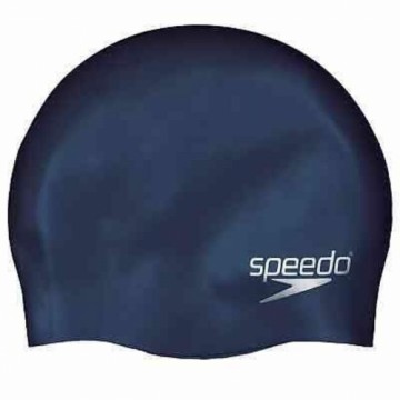 Шапочка для плавания Speedo 8-709900011 Тёмно Синий Силикон Пластик