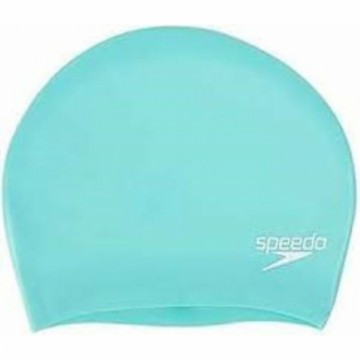 Шапочка для плавания Speedo  8-06168B961 Синий Зеленый Силикон Пластик Все возрасты