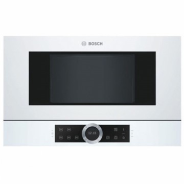 Iebūvēta mikroviļņu krāsns BOSCH BFL634GW1 900 W 1220 W Balts Sudrabains 21 L