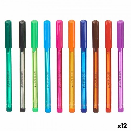 Pincello Lodīšu Pildspalvu Komplekts Daudzkrāsains (12 gb.) image 1