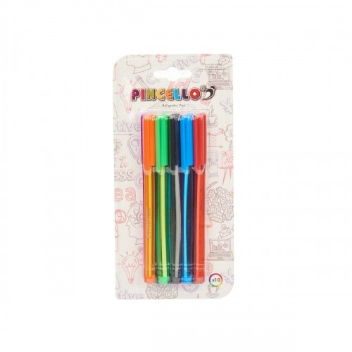 Pincello Lodīšu Pildspalvu Komplekts Daudzkrāsains (12 gb.) image 3