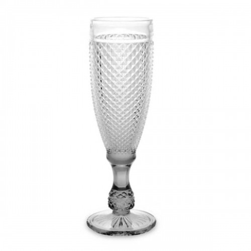 Vivalto Šampanieša glāze Dimanta Caurspīdīgs Antracīts Stikls 185 ml (6 gb.) image 2