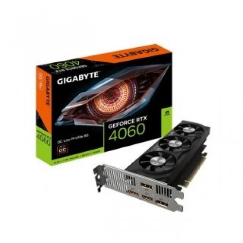 Gigabyte  
         
       Graphics Card||NVIDIA GeForce RTX 4080|8 GB|GDDR6|128 bit|PCIE 4.0 16x|GPU 2475 MHz|2xHDMI|2xDisplayPort|GV-N4060OC-8GL image 1