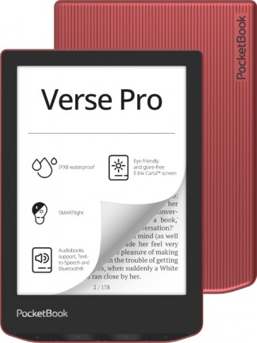 PocketBook e-reader Verse Pro 6" 16GB, passion red image 1