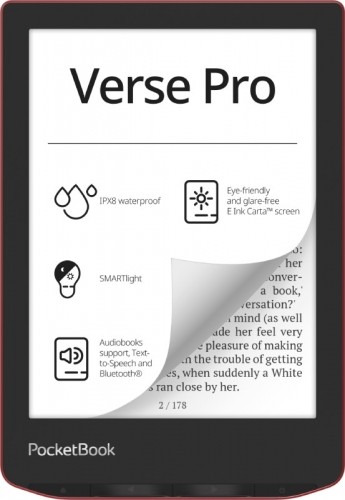PocketBook e-reader Verse Pro 6" 16GB, passion red image 2