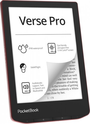 PocketBook e-reader Verse Pro 6" 16GB, passion red image 3